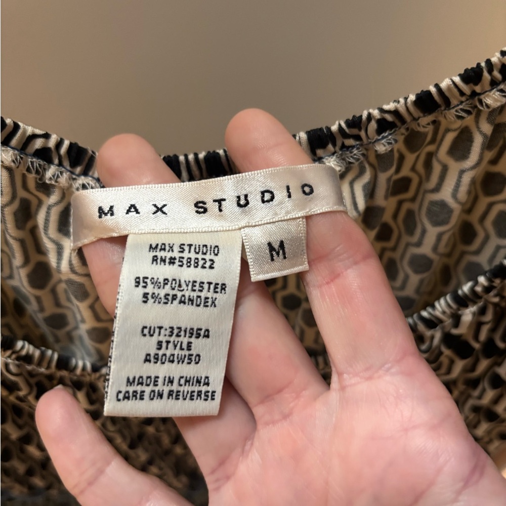 Max Studio Geometric Pattern Dress - Picture 3 of 6